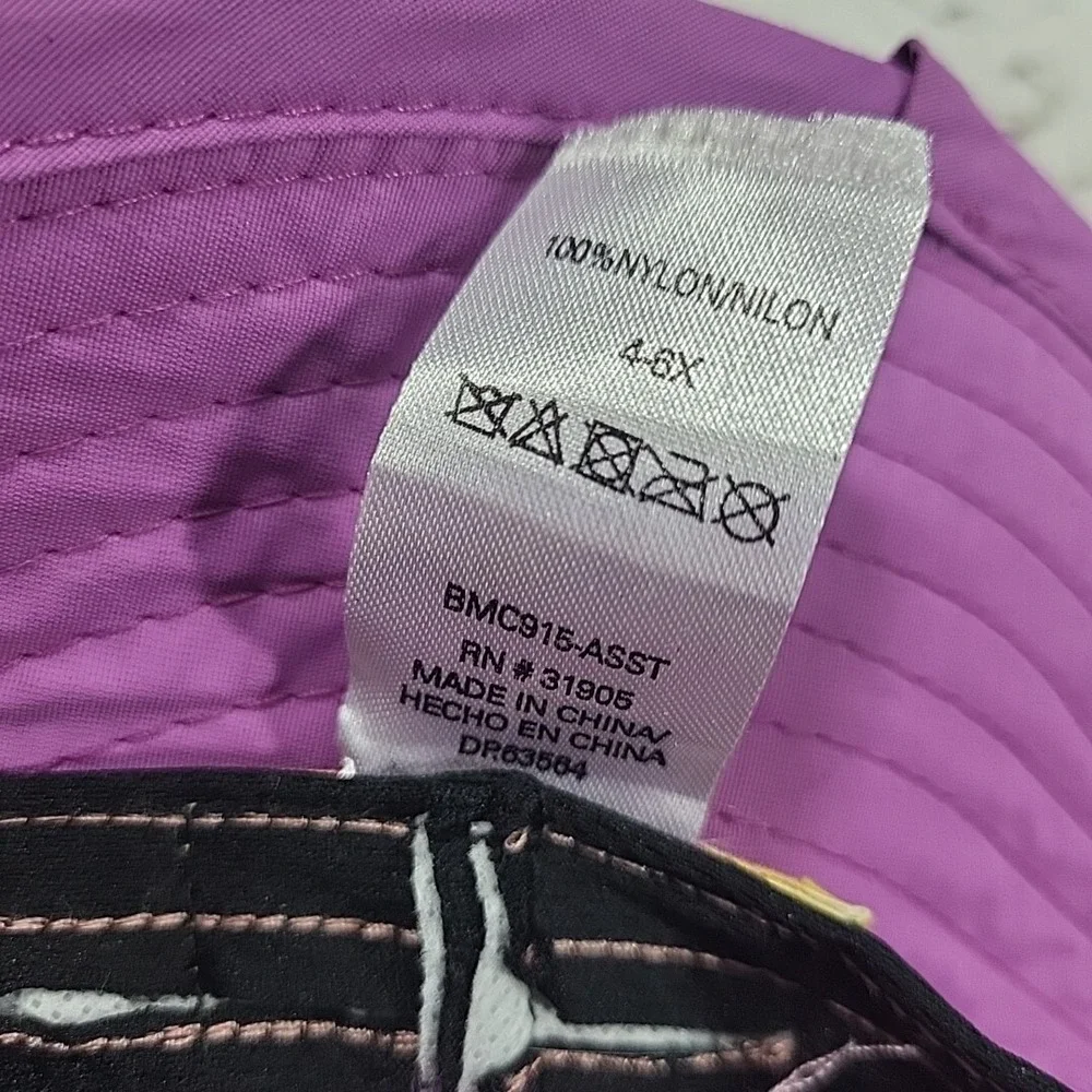 Scala Kids Bucket Hat Pink Girls Sz 4-6X